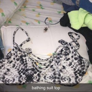 Tie dye bikini top